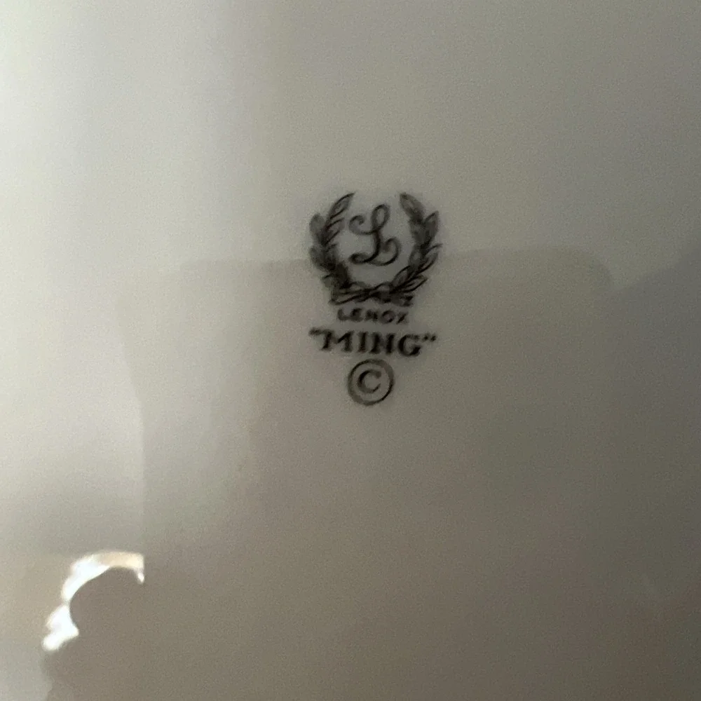 LENOX Ming dishes Older Black backstamp- Your choice Ass't‎ plates